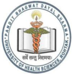 Pandit Bhagwat Dayal Sharma University of Health Sciences Rohtak logo