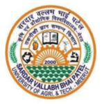 Sardar Vallabhbhai Patel University of Agriculture & Technology logo